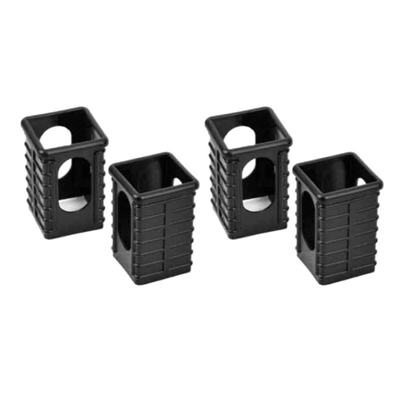 Metal Pipe Sliding Sleeve Fitness Equipment Hollow Plastic Sleeve Glides Square Tube Sleeve Fitness Equipment Accessories