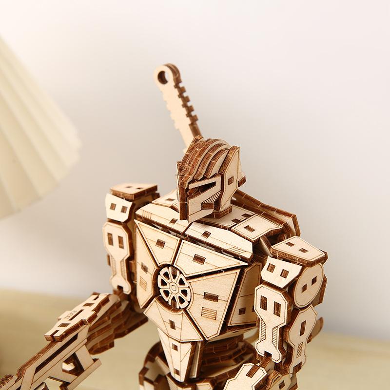 Sınır Ötesi Yeni 3d Üç Boyutlu Robot Model Yapboz Oyuncaklar Çocuk Eğitici Yaratıcı Yapboz Oyuncak Süsler Toptan