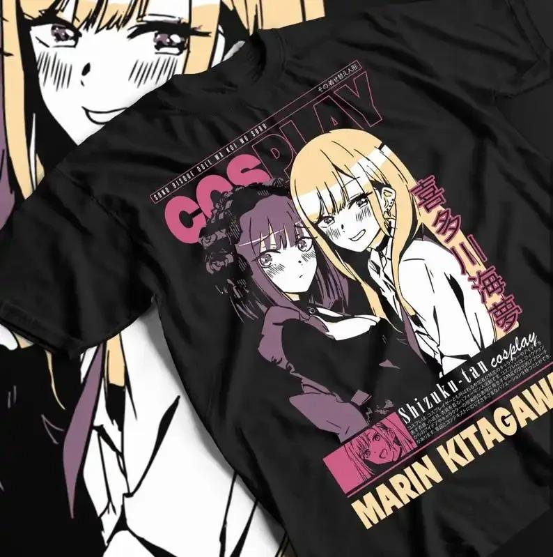 

Мой Дорогой Воплотитель Марин Китагава и Сидзуку-тан Косплей Ретро Аниме Графика Черная Футболка | Уличная Одежда для Фанатов Манги/Аниме Мерч Футболка 4XL