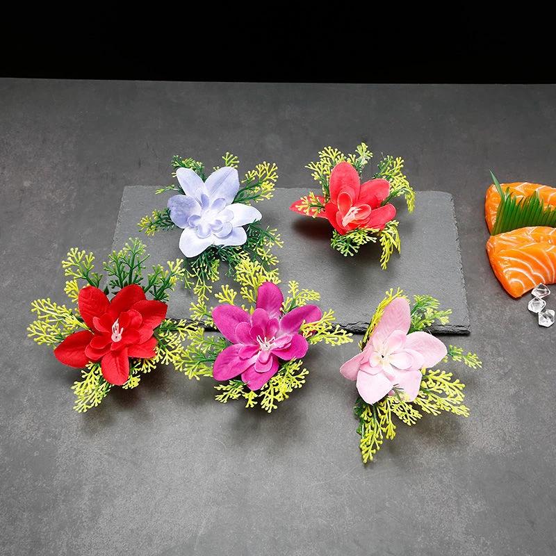 

Набор из 20 шт. Декоративное украшение для холодных блюд Художественная концепция сашими украшает цветы растения Холодные блюда Ресторанная тарелка