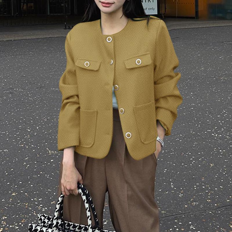 ZANZEA Women Autumn Casual Long Sleeve Thin Cardigan Outwear