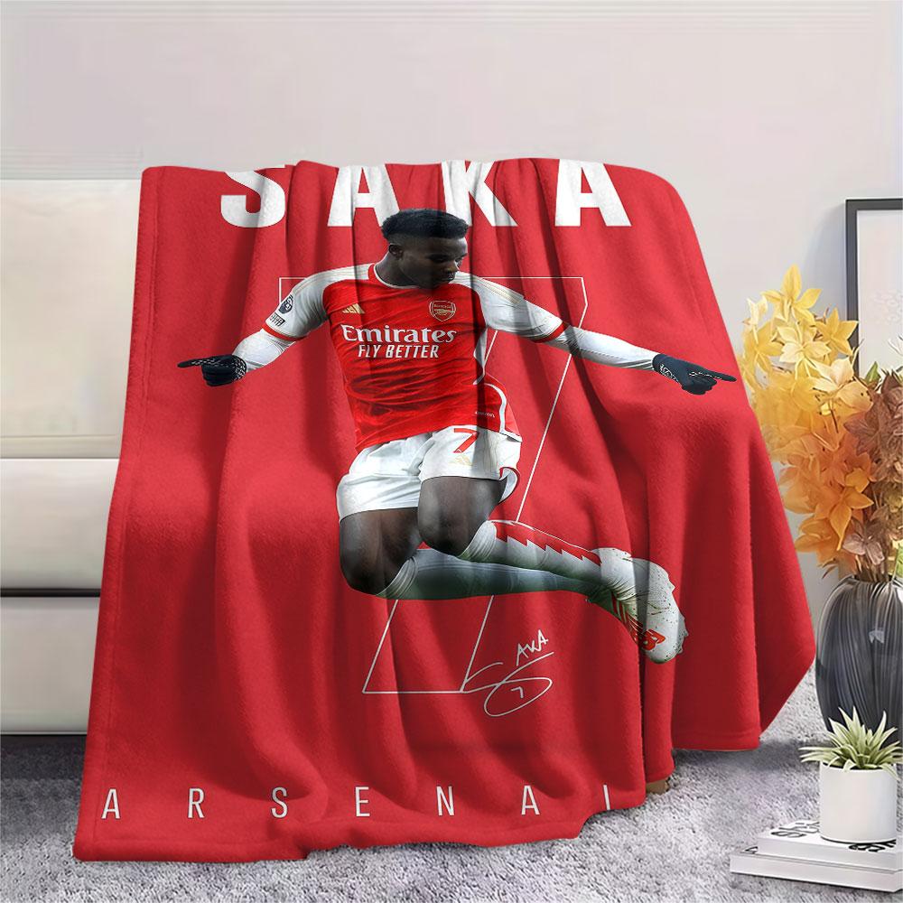 Bukayo Saka Fire Blanket, High quality Comfortable for All Seasons, Home Decor, Warmth and Comfort