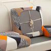 Printed Elastic Sofa Seat Cushion Cover For Living Room Furniture Protector L-shaped Armchair Stretch Seat Cushion Slipcover