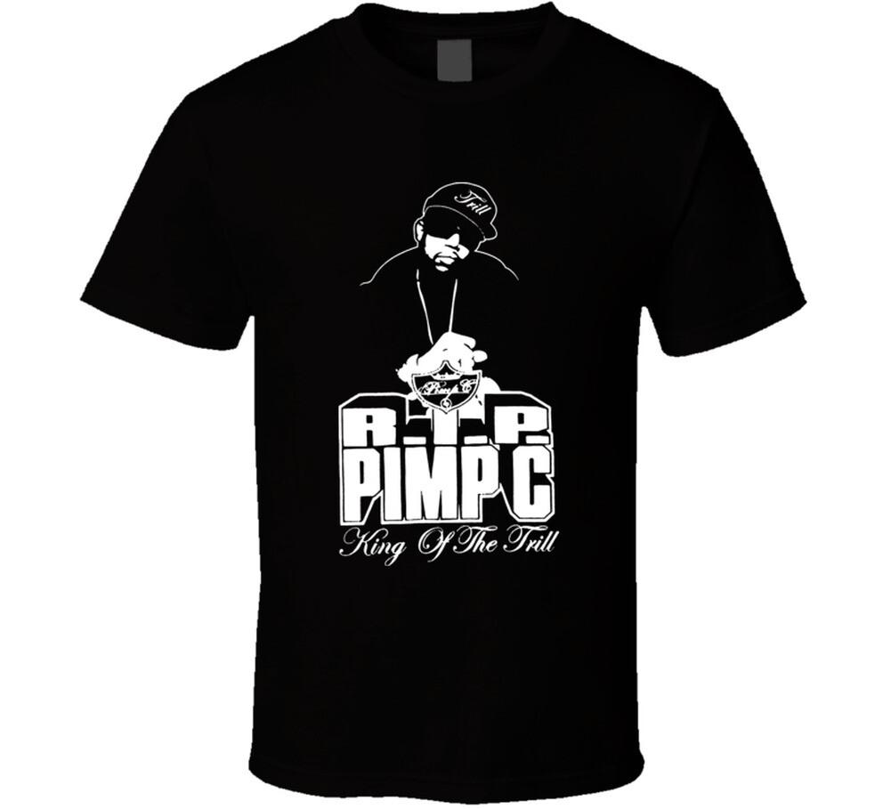 R I P Pimp C Король Триллов Футболка Мужская Женская Футболки Топ S