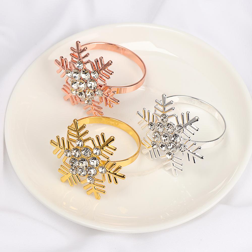 Supplies Christmas Ornament Party Supplies Towel Holder Napkin Buckle Table Decoration Napkin Rings