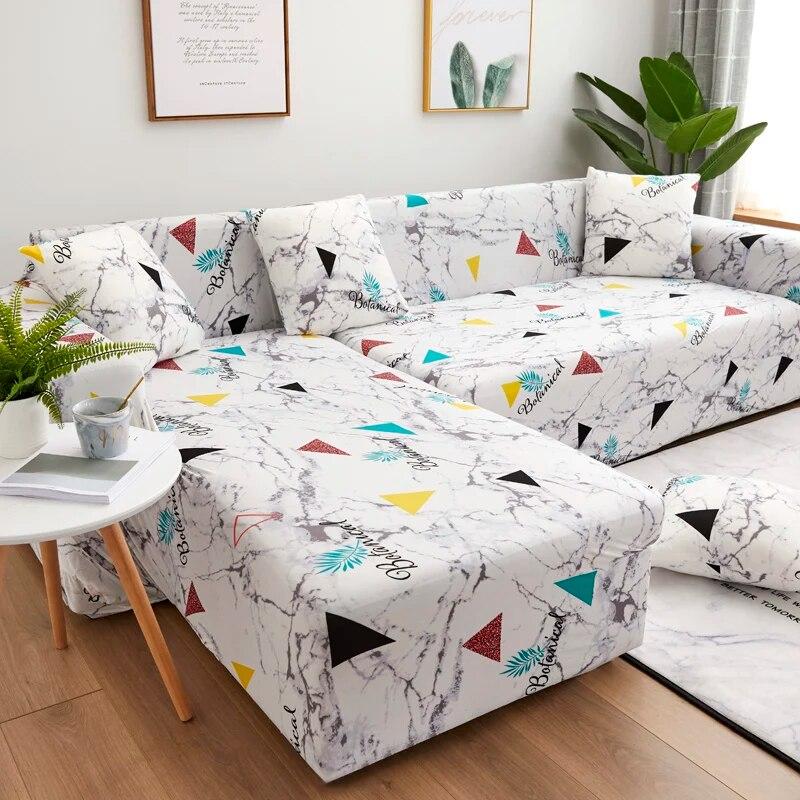 Elastic Sofa Slipcovers Sofa Covers for Living Room Housse Canape 1/2/3/4 Seat Couch Cover Stretch Sectional Furniture Protector