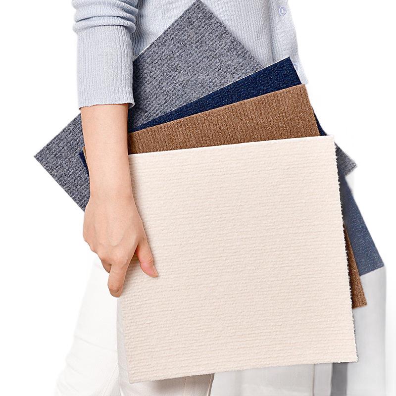 Waterproof, Self-Adhesive Anti-Slip Carpet Tiles for Office, Bedroom, or Commercial Spaces - Durable and Stain-Resistant.