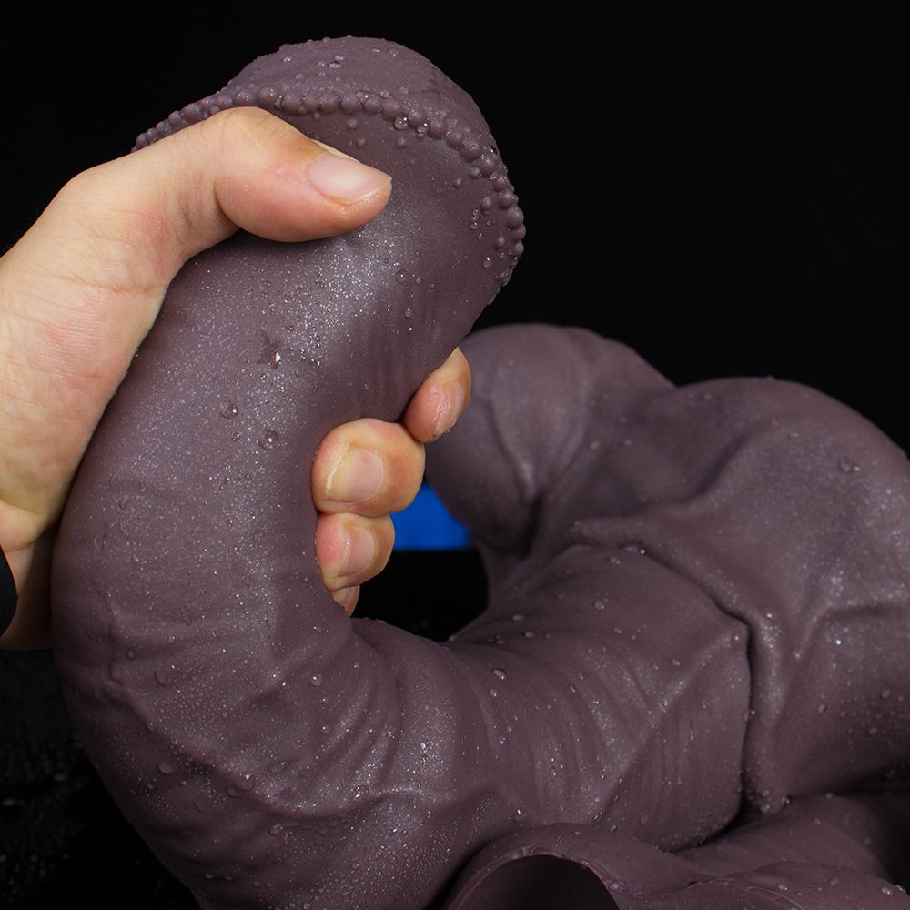 Dildo din silicon lichid Masturbator cu dilatare anală Plug pentru adulți Jucării sexuale pentru adulți Curea pe penis Realistic Dick Fisting