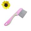 Stainless Steel Pet Dog Cat Anti Lice Fea Grooming Combs Tear Stain Removal Comb with Rounded Teeth