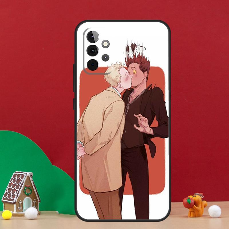 Good Omens Case For Samsung Galaxy A36 A56 A06 A13 A53 A32 A12 A22 A52 A35 A17 A16 A55 A15 A54 A34 A14