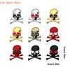 Y4UA Unique Skull & Crossbones Skull Metal Decals Metal Emblems Car Accessories