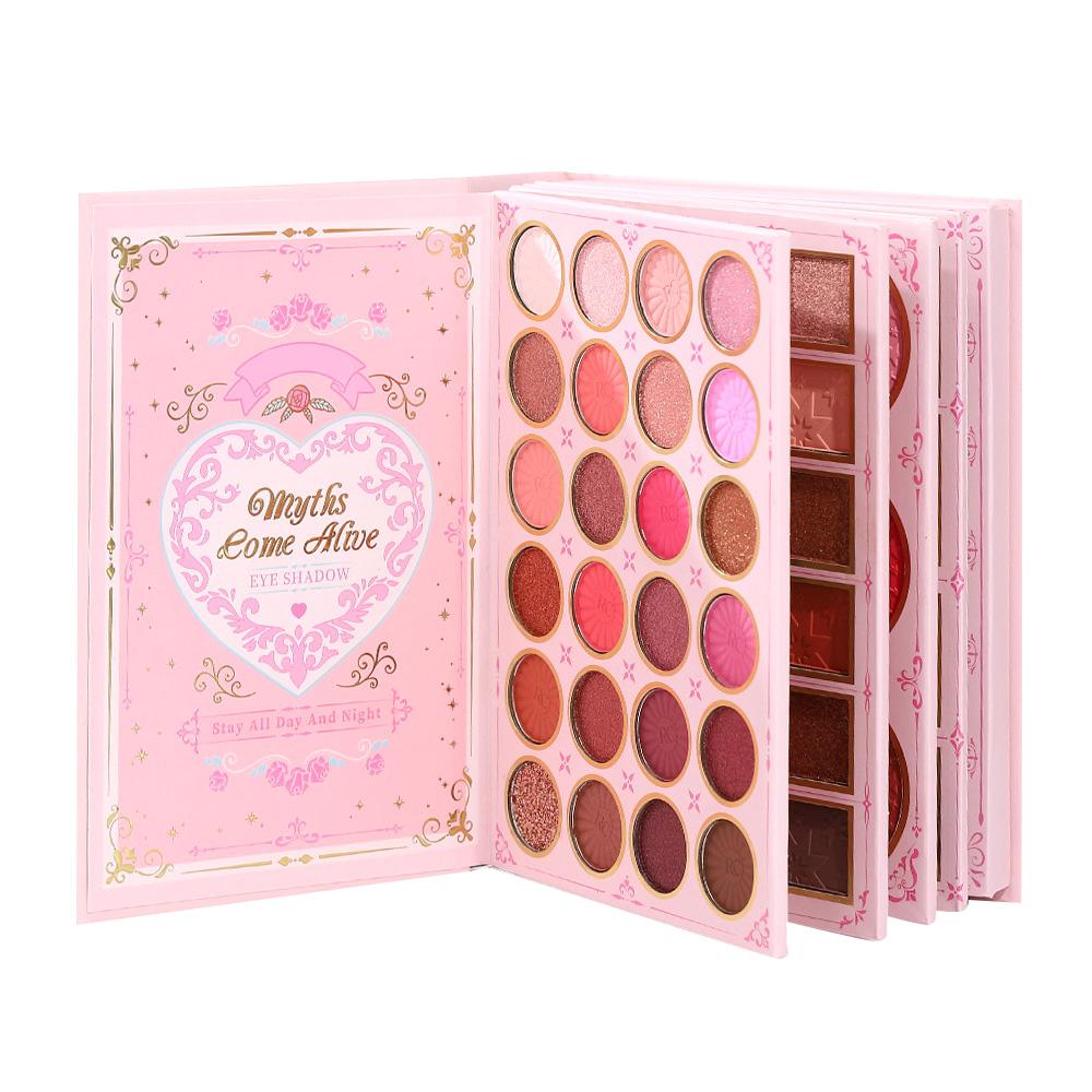 6 Layer Makeup Book, Book-style Foldable Makeup Tray Set, Makeup Set Foldable Book. It Covers All Your Makeup Needs,10ml