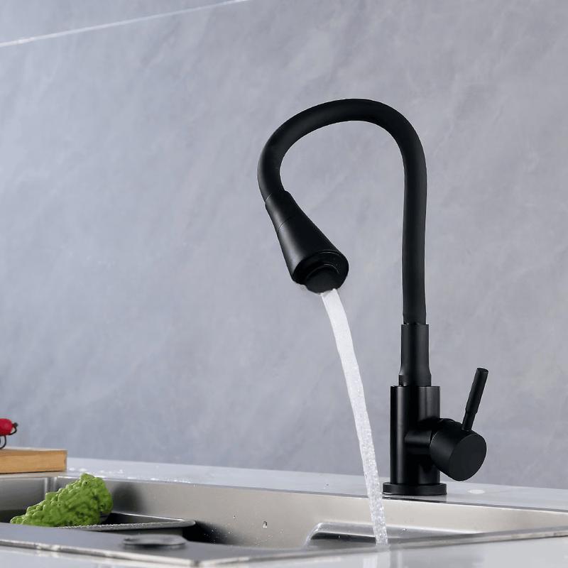 PKSUKB Stainless Steel Swivel Kitchen Faucet