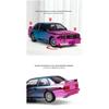 1/24 BMW M3 E30 GALVANIZZATO Modello in Lega Modello di Auto in Lega Suono e Luci Pull Back Giocattolo per Bambini Collezionabili Regalo di Compleanno