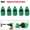 Garden Pipe Quick Connector5pcsPlastic Water Pipe Drip Irrigation System Watering Equipment Garden Water Connector Accessories