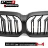 Matte Black Double-Line Grille for BMW 5 Series G30/G31 (2021-2023)