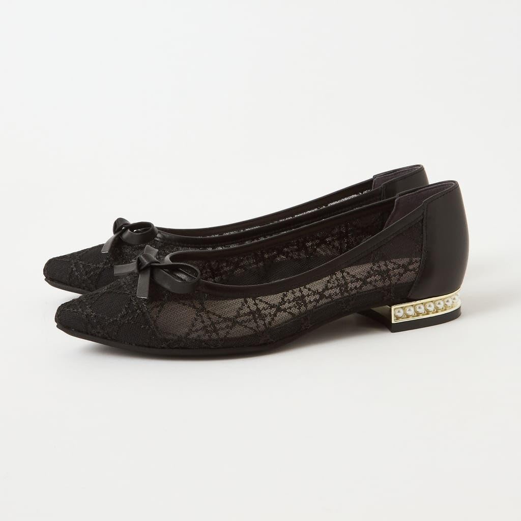 Low heel flat made in 105315200010 [Diana] shoes, Japan, black, 23.0cm,