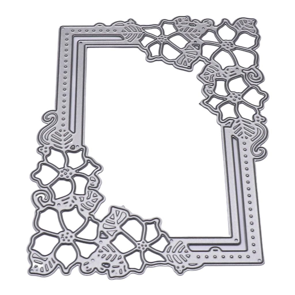 Metal Cutting Die 3D Photo Frame Cutting Dies for DIY Scrapbooking Photo Decor 1 красный