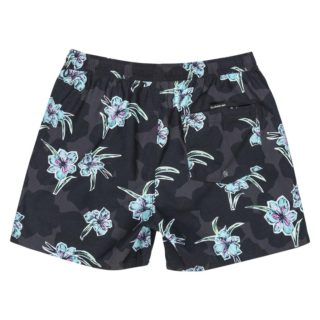 Quiksilver Mens Floral Pattern Swim Shorts