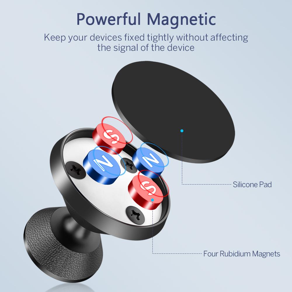 Universal Magnetic Car Phone Holder Magnet Phone Mount For iPhone 12 11 Samsung In Car Mobile Cell Phone Holder Stand Smartphone