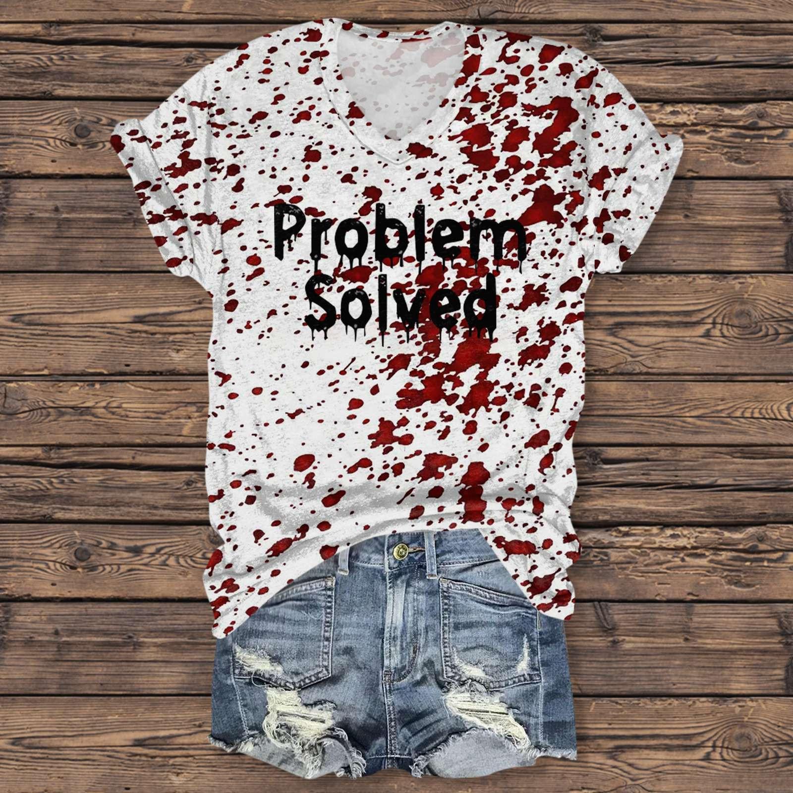 

Женский модный повседневный топ с рукавом три четверти, Хэллоуин с буквами, топ с принтом «Призрачное лицо» L белый