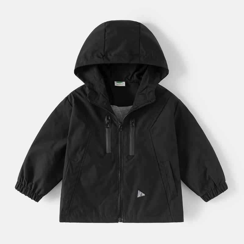 Fashion Spring Boys Jackets Casual Hooded Zipper Kids Windbreaker Coat Autumn Boys Outerwear Children Clothes