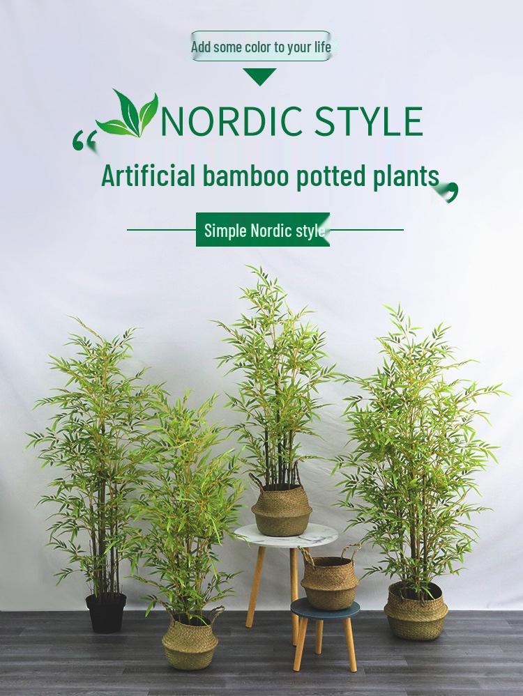 Artificial Bamboo Plant Decoration for Indoor and Outdoor Spaces
