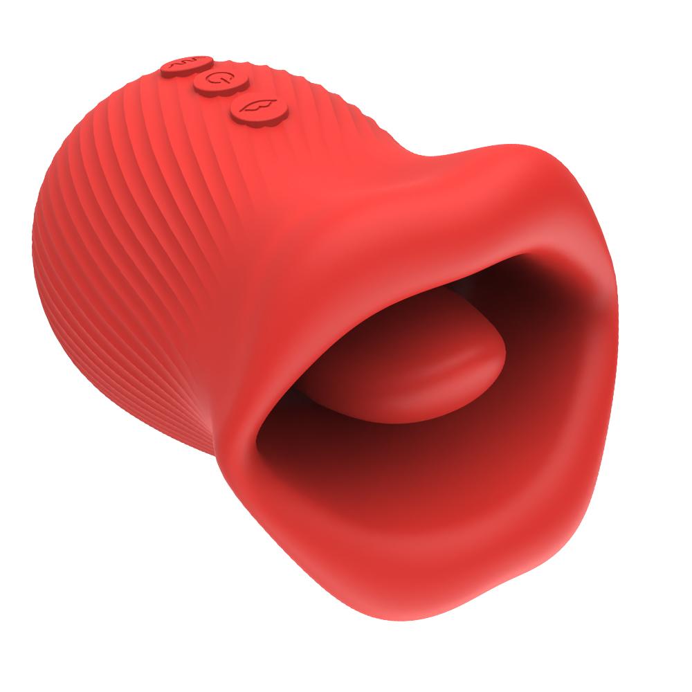 3 In1 Tongue Licking Vibrator  Mouth Biting Stimulator Masturbator Nipple Clit Massager Women‘s Orgasm Adult Couple Products