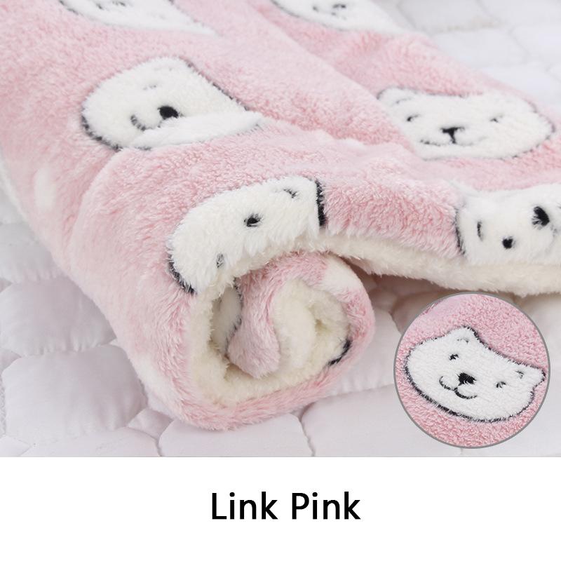 

Милый модный коврик для домашних животных, утепленный осенне-зимний теплый коврик, универсальное одеяло для кошек и собак, нескользящая подушка M