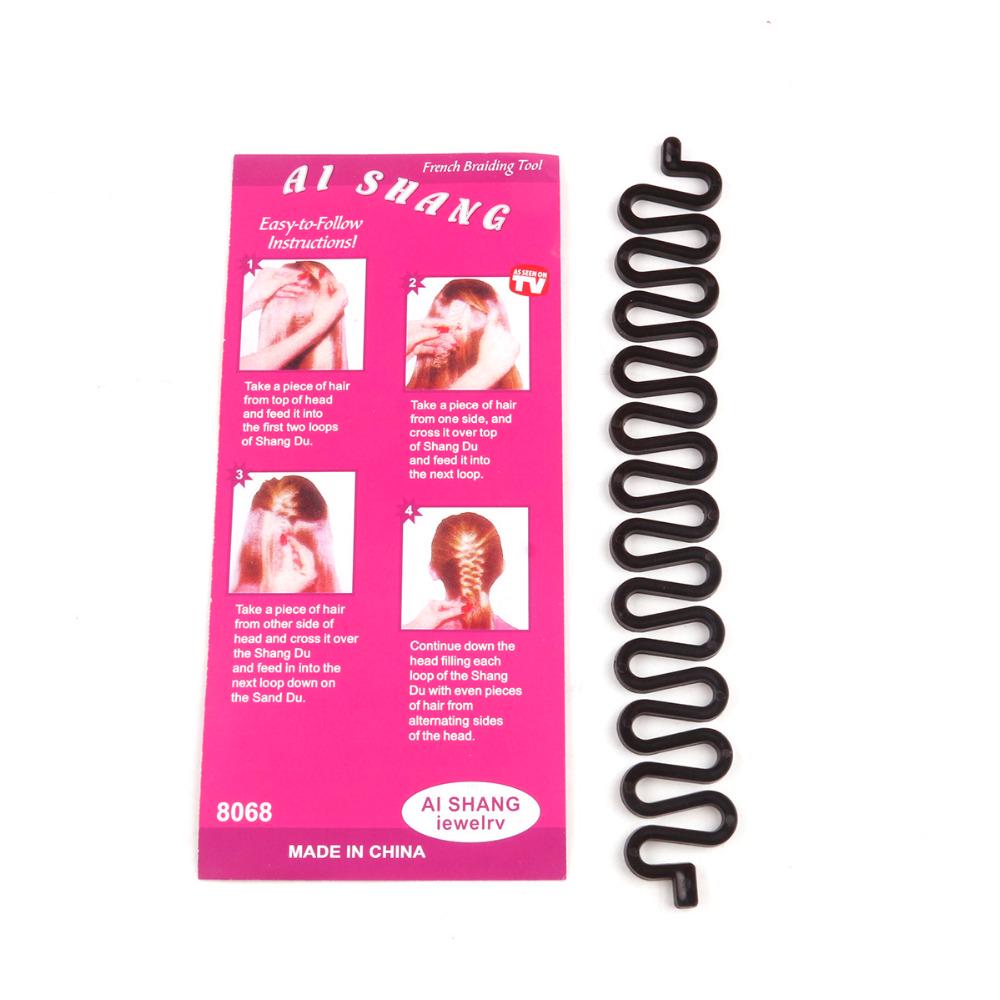 Hair Clip Braiding Fish Bone Hook Waves Braider Tool Roller With Hair Styling Accessories