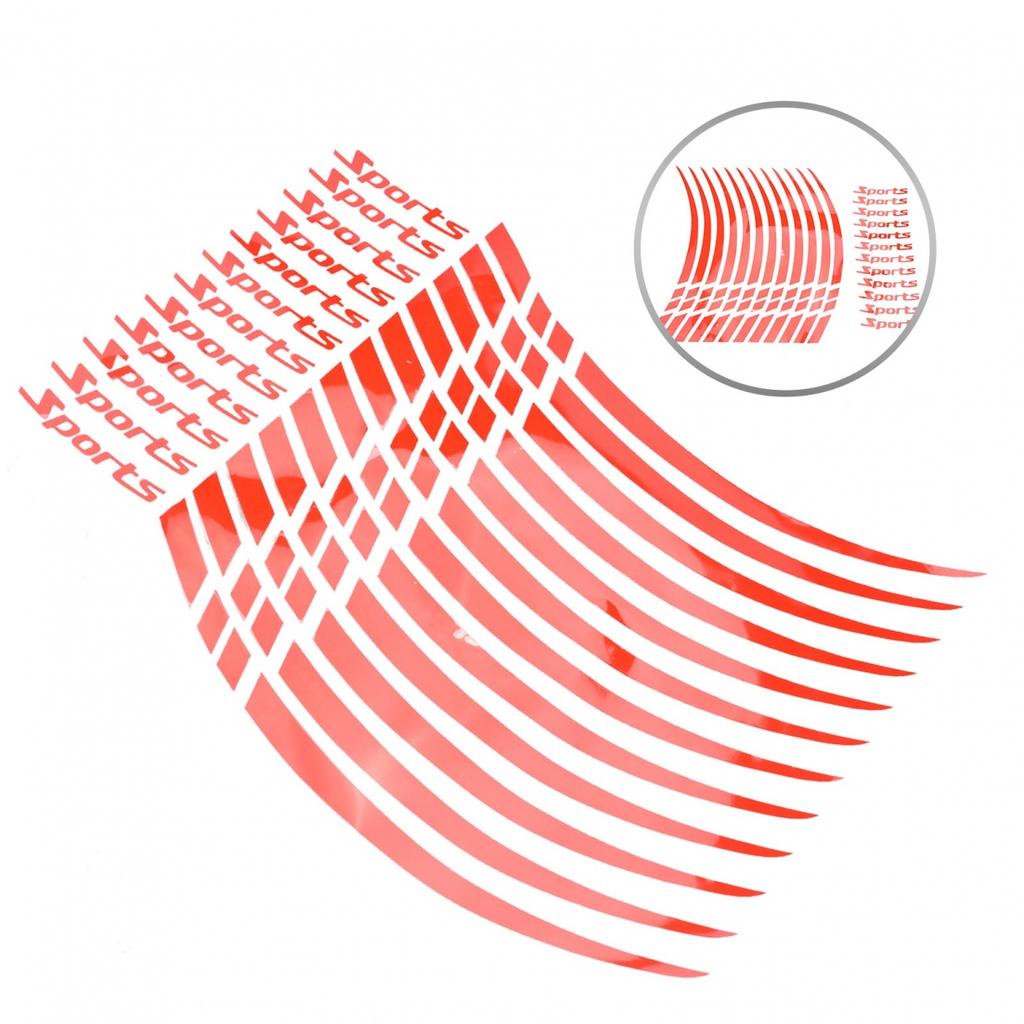 Bicycle Wheel Rim Stripe Reflective Sticker Sticker