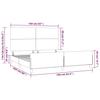 Bed Frame with Headboard Light Grey 180x200 cm Velvet