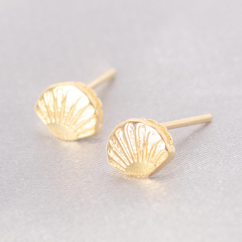 Modne koreańskie kolczyki sztyfty ze srebra s925: Prosty geometryczny design dla kobiet - 25 najlepiej sprzedających się stylów