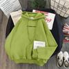 Autumn and Winter Fleece Thickened Sweater Schoolgirl Loose Versatile Trendy Long-sleeved Top Casual Hooded Jacket
