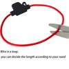 2Pcs Waterproof Mini Inline Fuse Holder 12/14/16 Gauge AWG Wire ATM Blade Small Fuse 10A 20A 30A for Car Boat RV Tractor Truck Fuse Holders1