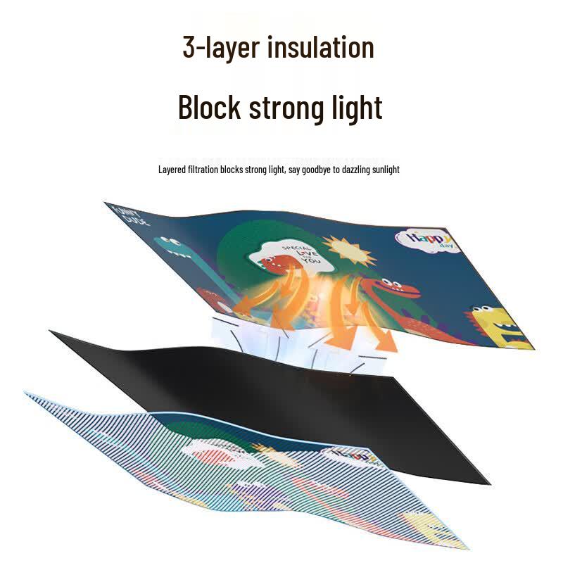Kids Cartoon Magnetic Car Window Shade