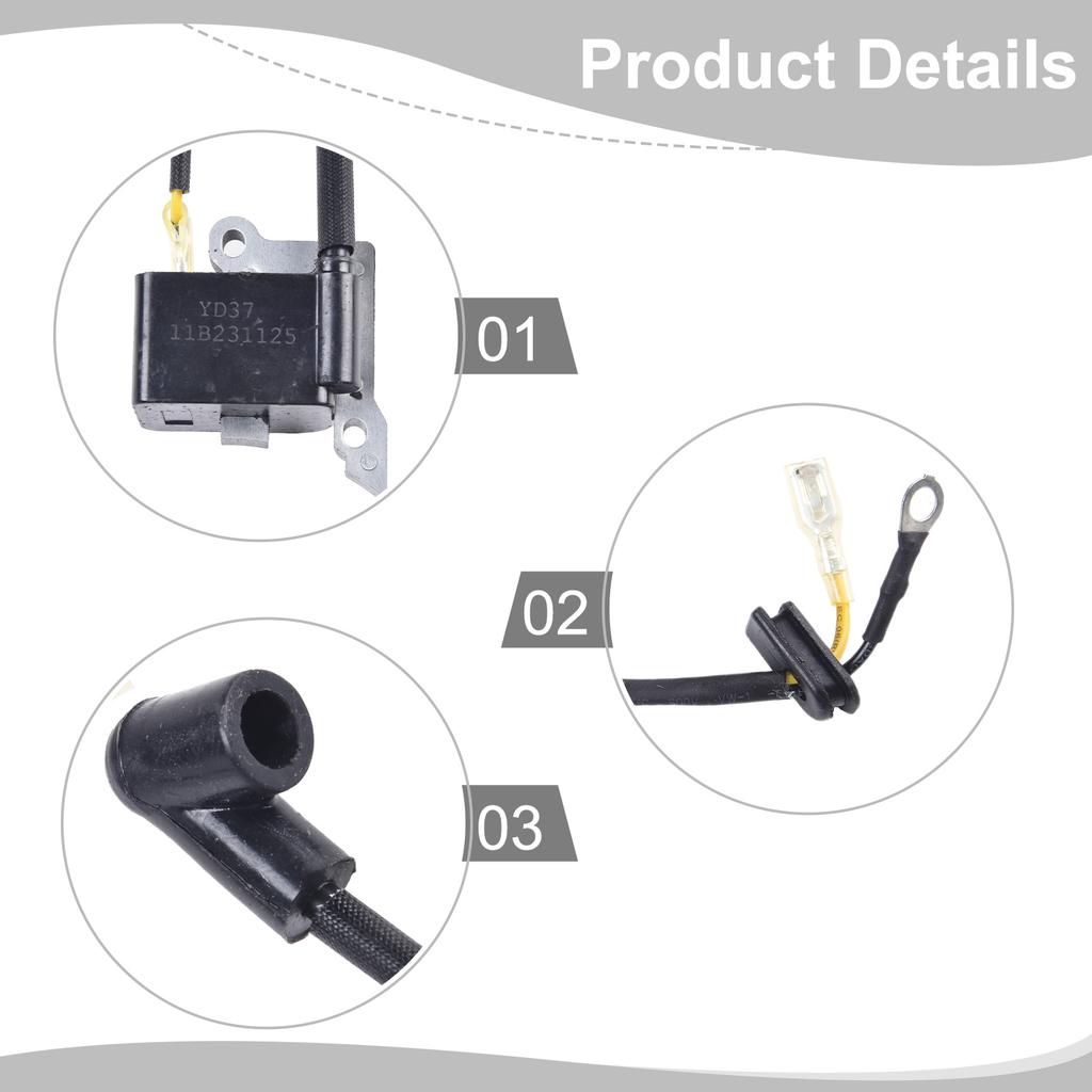 Ignition Coil Assembly For HUSQVARNA-26 36 136 137 141 235 240 Chainsaw Parts 75229 530 03 92-39 545063901 Chainsaws Accessories