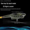 UH-1 Sześciokanałowy Bezdrążkowy Odwrócony Akrobacyjny Helikopter Zabawka z Pilotem