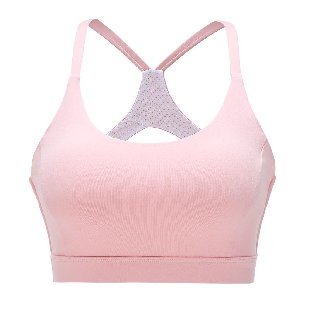 Women's Shockproof High-Intensity Yoga Sports Bra with Beautiful Hollowed-Out Back