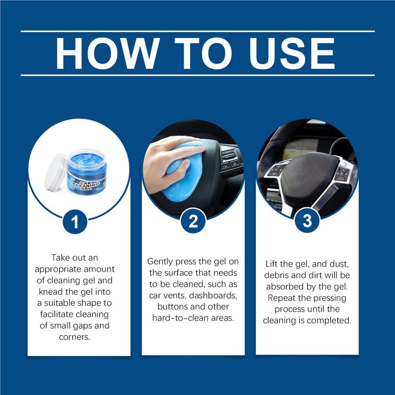 Detaillierungswerkzeuge für Autos Auto-Detailing-Kitt Fugenreinigungsgel Wiederverwendbarer Staubreinigungsschleim Weiche Detailentfernung Luft