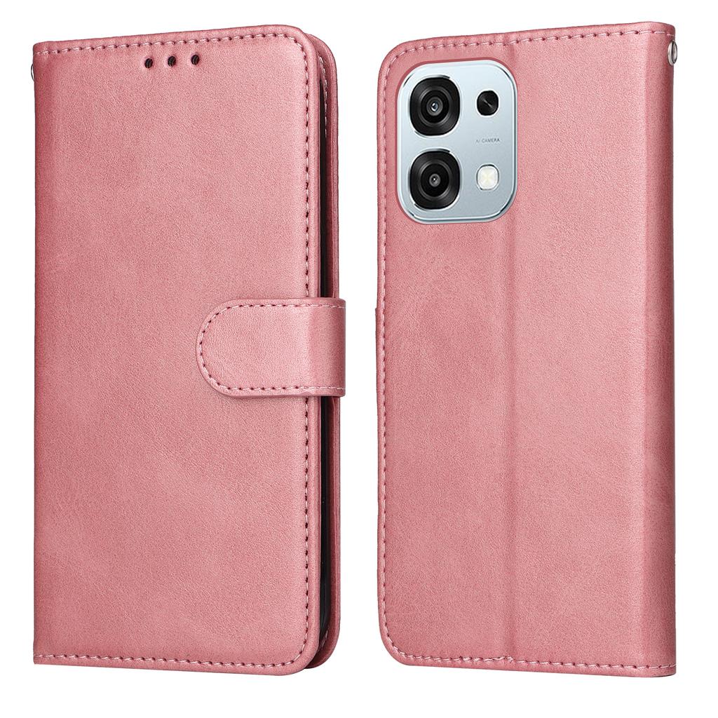 For Oppo A6 5G Case Wallet PU Leather Folio Flip Phone Cover
