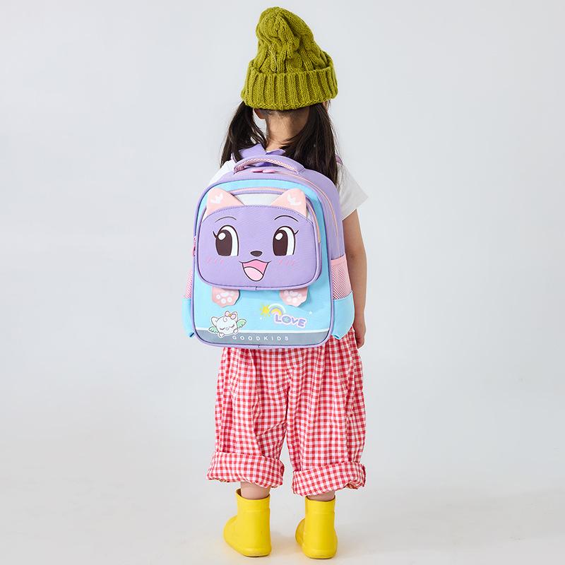School Bag New School Bag Cute Cartoon Small and Medium Class Backpack Spine Protection Burden Reduction Lightweight Bag