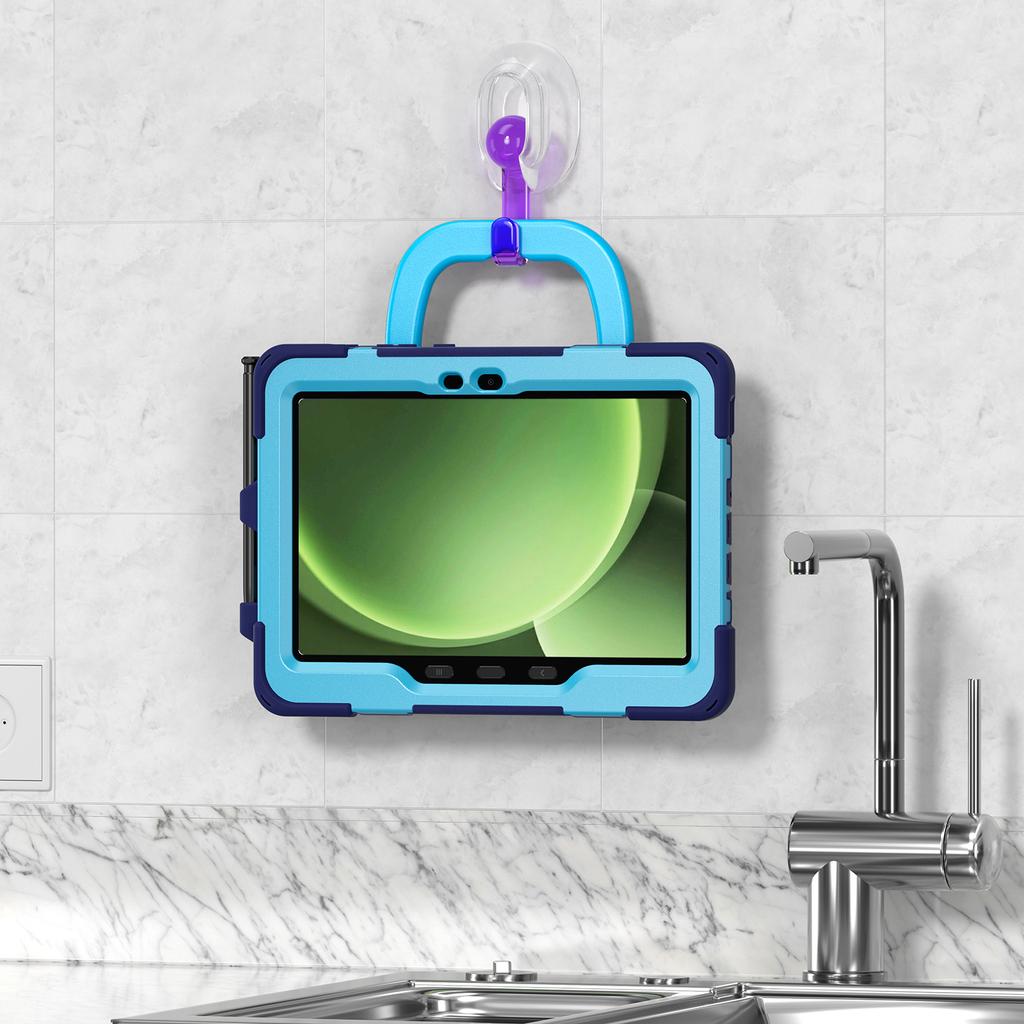 For Samsung Galaxy Tab Active5 Pro X350/X356B/Active Pro T540/T545/T547/Active4 Pro T630/T636 Case TPU + PC + Silicone Cover Kickstand