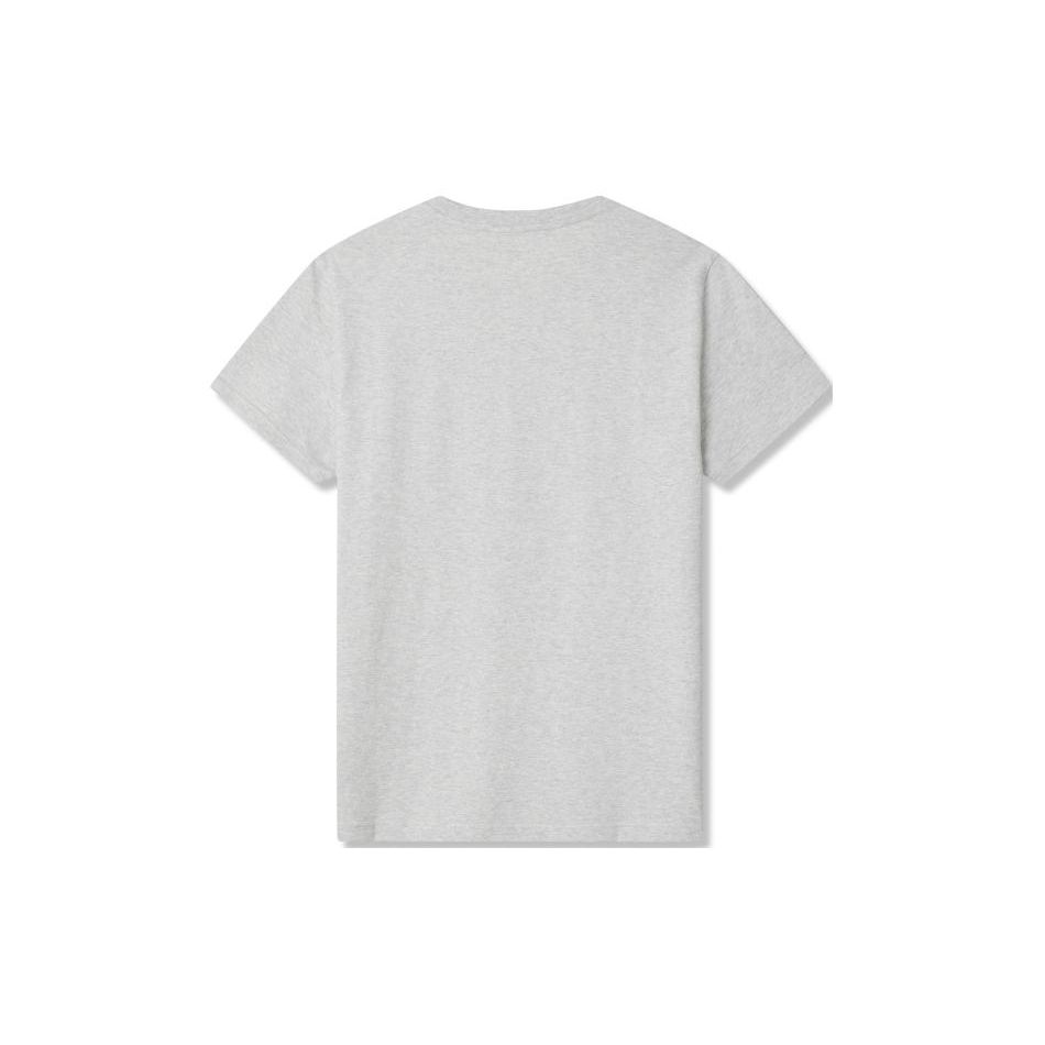 Levis Logo Printed Round Neck Short Sleeve T-Shirt Men Tops Light-Gray A9221-0002