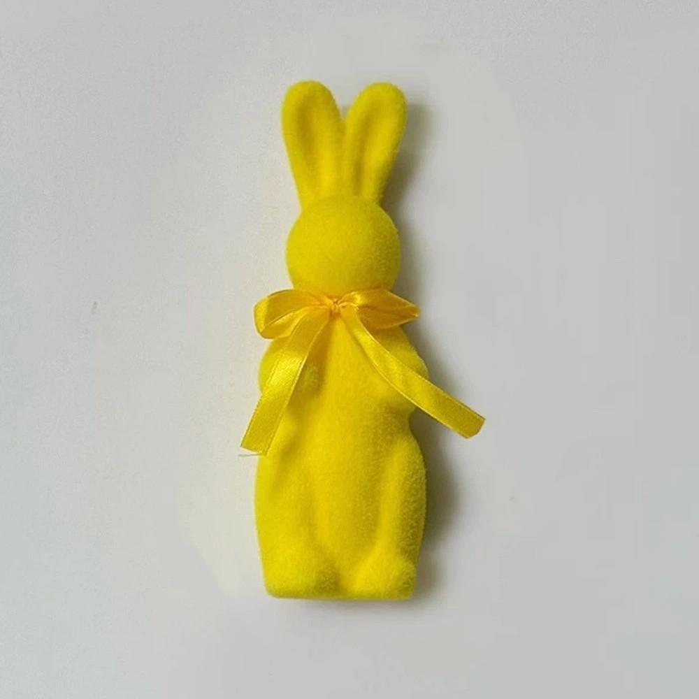 Creative Bunny Decoration With Bow Tie Simulation Rabbit Indoor Outdoor Lawn