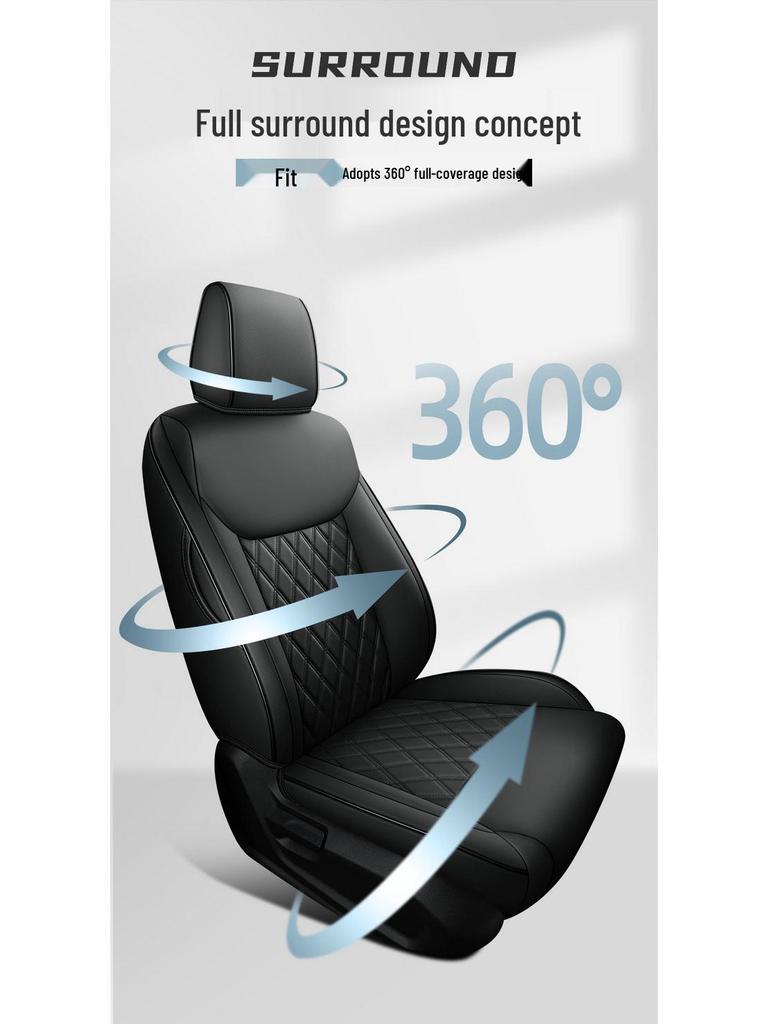 Wuling Xingchen Leather Seat Cover - All-Season, Full-Surround, Universal Fit for 5 Seats