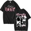 Stray Kids Do‑It Changbin Vintage Photo Collage T‑Shirt, Dual‑Sided Dark Gothic Printed Short Sleeve Tee for Stay K‑pop Lovers