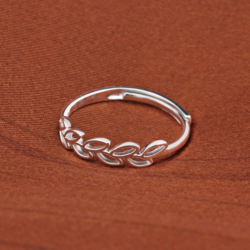 Copper Ring Leaves Classics For Women Wedding Engagement Jewelry Accessories Beautiful Shining Fashion Women Gifts