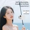 Adjustable Airflow Clip-on Waist Fan Detachable Design Multifunctional Fan  Commuting Travel