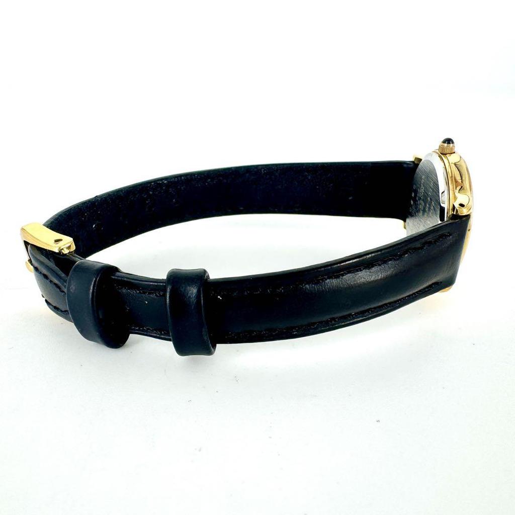 [USED] Battery SEIKO Exceline Watch Gold Leather Strap